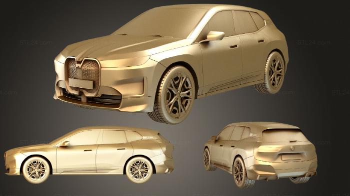Автомобили и транспорт (BMW IX 3D, CARS_0787) 3D модель для ЧПУ станка